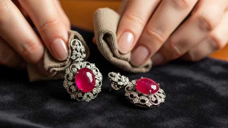 Entretien boucles d'oreilles rubis : guide complet