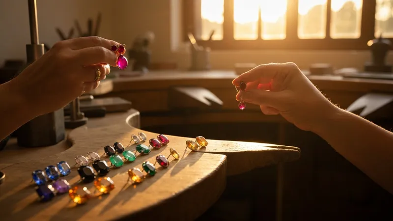 Boucles d'oreilles pierres multicolores : bien choisir