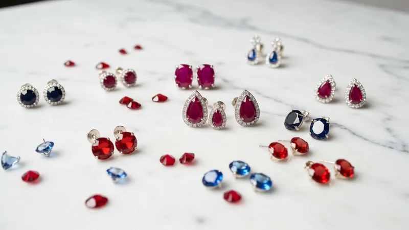 Boucles d'oreilles rubis et saphir : comment choisir ?