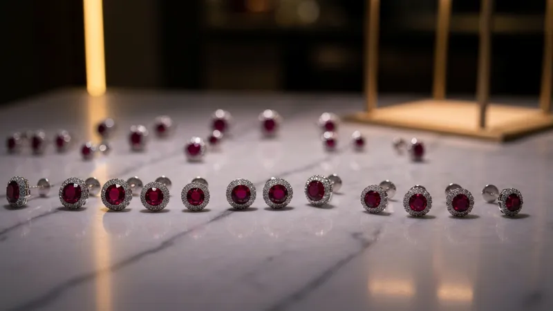 Boucles d'oreilles rubis or blanc : guide d'achat
