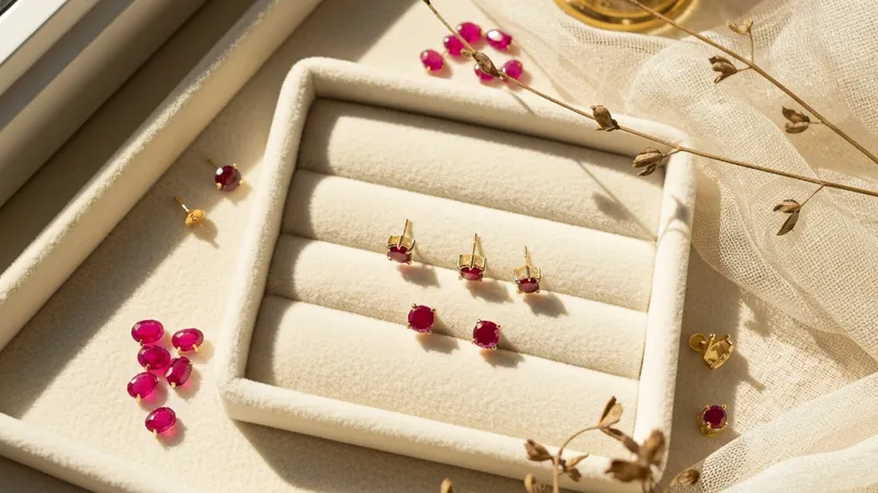 Boucles d'oreilles rubis or jaune : guide pour bien choisir